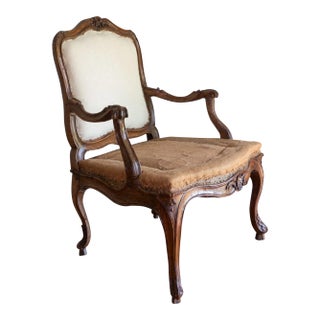 Mid 18th Century Italian Armchair in the Louis XV Style For Sale