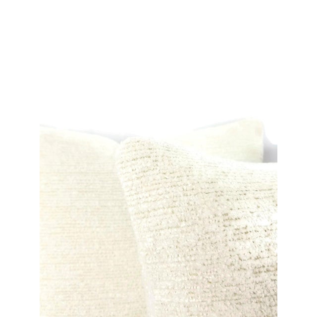 Beacon Hill Beacon Hill Arches White Chenille Pillow Cover For Sale - Image 4 of 8