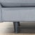 2000 - 2009 Modern Dark Gray Fabric Loveseat With Tufted Cushions For Sale - Image 5 of 5