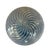 Phoenix Glass Early 20th Century Silverplate Flushmount With Phoenix Swirl Art Glass Globe Shade For Sale - Image 4 of 5