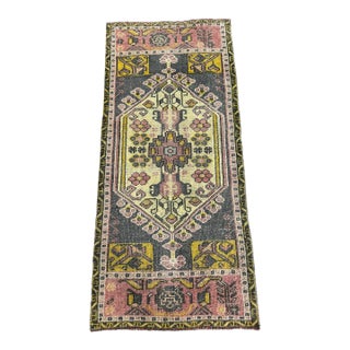Turkish Yastik Rug 1'10" x 3'3" For Sale