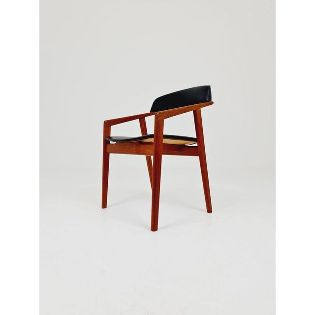 Danish Teak Desk Armchair from Sax, Denmark, 1960s For Sale - Image 3 of 17