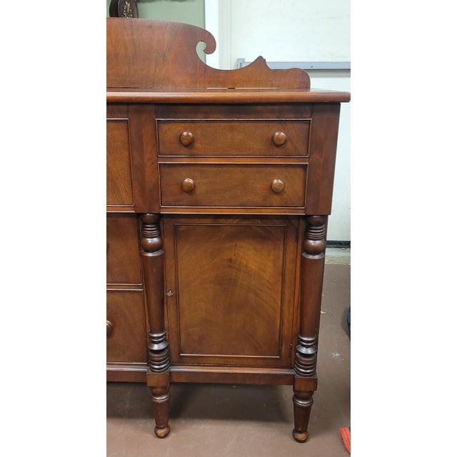 Antique 1930s Drexel Americal Federal Style Sideboard For Sale - Image 15 of 18