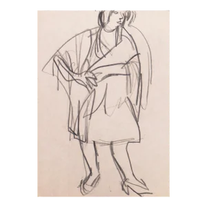 'Woman Standing' by Victor Di Gesu, Paris, Louvre, Académie Chaumière Et Etrangères, Los Angeles County Museum of Art, San Francisco Art Association