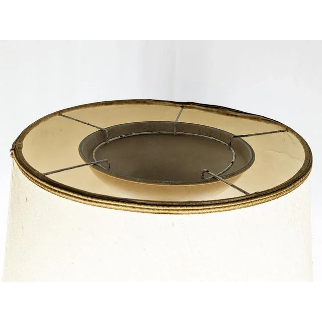 Italian Purple Wood and Brass Floor Lamp from Arredoluce, 1940s For Sale - Image 16 of 17