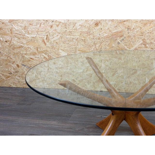 Wood Teak Coffee Table T118 Glass by Illum Wikkelso for Niels Eilersen, 1970s For Sale - Image 7 of 18
