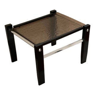 Vintage Mid Century Side Table With Removable Tray For Sale