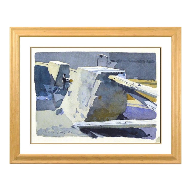 1970s River Docks, George Carlson For Sale
