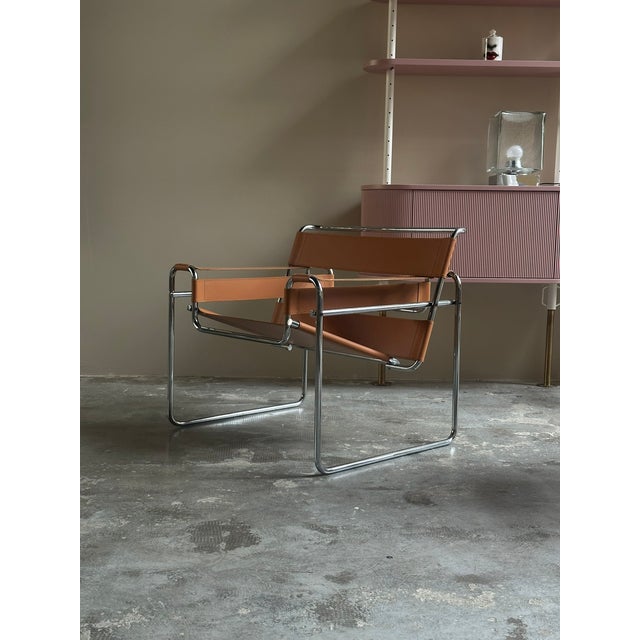 Wassily B3 Armchair by Marcel Breuer for Gavina, 1970 For Sale - Image 9 of 9