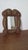 Antique Tramp Art Mirror, Folk Art Carved Wood Mirror, Rustic Americana Wall Decor, Hand Carved Wooden Frame For Sale - Image 11 of 15