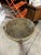 1970s Bamboo Drum Glass Top Coffee Table For Sale - Image 4 of 5