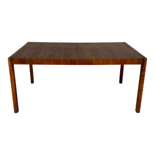 1950s Mid Century Walnut Dining Table For Sale
