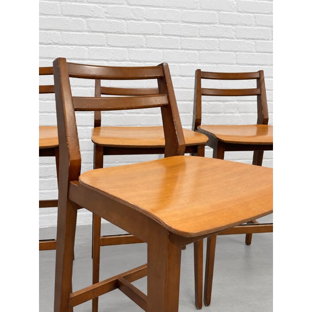 Mid-Century Modern West Elm Bar Stools, C. 2022 - Sold Individually, 8 Available For Sale - Image 3 of 12