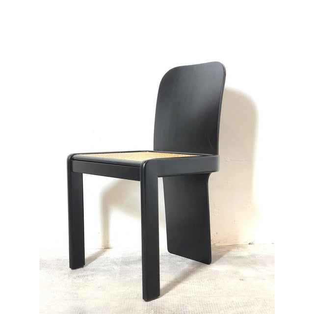 Vintage Italian Desk Chairs by Pierluigi Molinari by Pozzi, 1970s, Set of 4 For Sale - Image 14 of 18