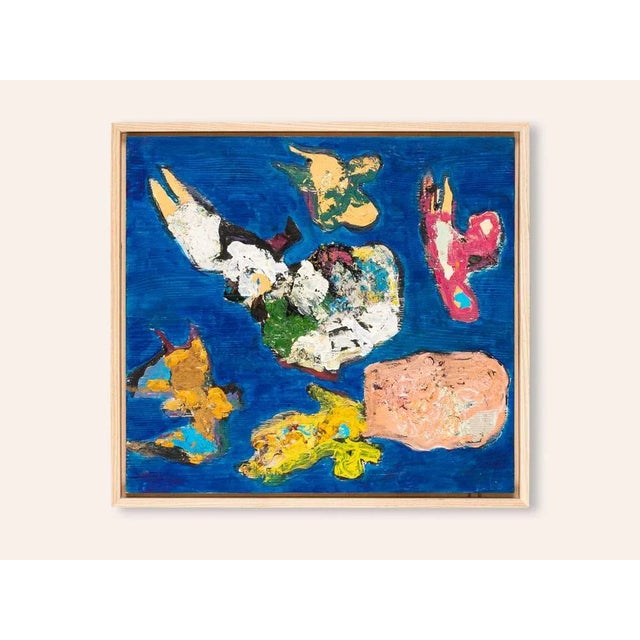 Flying Objects, Oil on Panel, Framed For Sale - Image 10 of 10