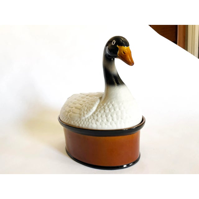 Large Mid-Century Swan Tureen For Sale - Image 11 of 12
