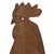 Mid 20th Century Mid-20th Century American Folk Art Rooster Weathervane For Sale - Image 5 of 10