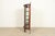 Antique Victorian Carved Oak Curved Glass Bookcase or Display Cabinet by Larkin Co., Circa 1900 For Sale - Image 12 of 15