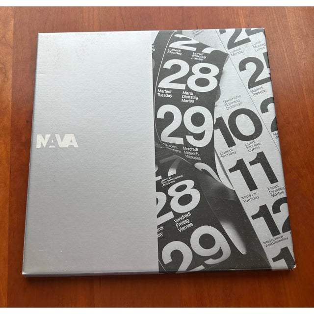 Modern Late 20th Century Nava Endless Calendar Designed by Massimo Canali For Sale - Image 3 of 7