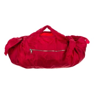 Comme Des Garçons Nylon Top Handle Bag Red Knot For Sale