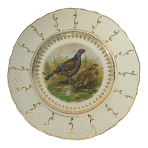 Solian Ware Simpsons Potters LTD VTG Partridge Game Birds Plate