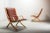 Mid-Century Danish High Back AX Lounge Chairs by Hvidt and Molgaard Nielsen for Fritz Hansen, Set of 2 For Sale - Image 6 of 17