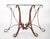 French Faux Leather Wrought Iron Console Table For Sale In New York - Image 6 of 12