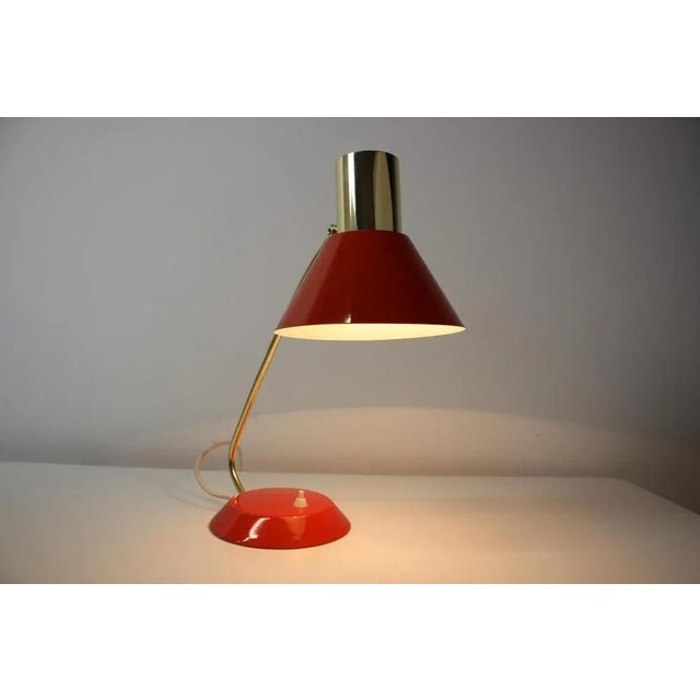 Orange Orange Table Lamp, 1970s For Sale - Image 8 of 10