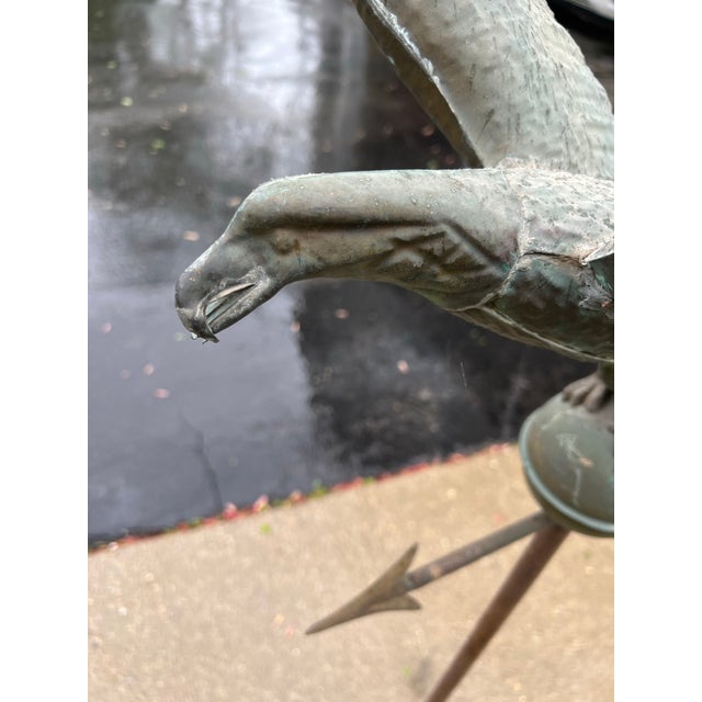 Vintage Copper Eagle Weathervane For Sale In Chicago - Image 6 of 12