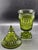 Vintage Indiana Glass Company Lidded Dish, diamond pattern