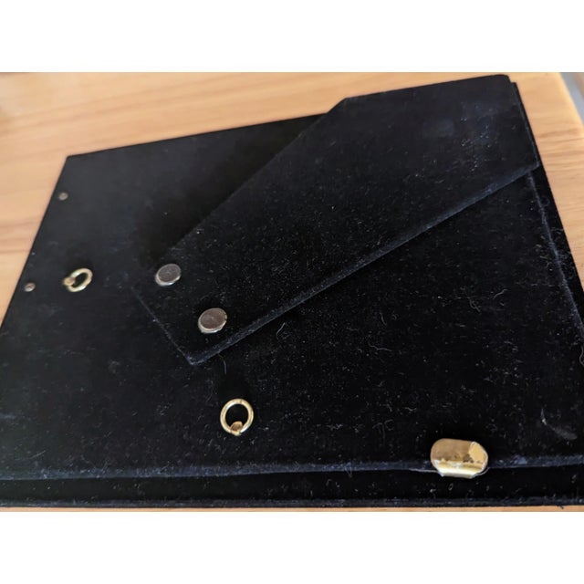 80's Cut Mirror and Brass Tone Picture Frame For Sale - Image 4 of 6