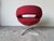 Vintage Italian Postmodern-Style Red Swivel Lounge Chair by Italianadivani For Sale In Miami - Image 6 of 12