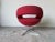 Vintage Italian Postmodern-Style Red Swivel Lounge Chair by Italianadivani/ Sold For Sale In Miami - Image 6 of 12