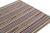 Rug & Kilim 1950s Vintage Chaput Kilim Rug in Seafoam, Multicolor Stripe Patterns For Sale - Image 4 of 7