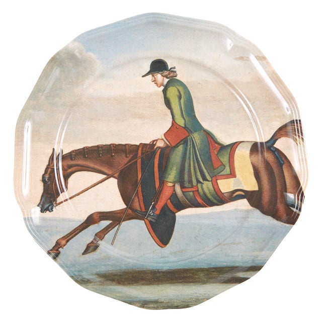 Plastic Equine Side Plates, Set of 6 For Sale - Image 7 of 10