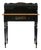 Ethan Allen Hand Decorated Collection Black & Gold Hitchcock Style 32" Accent Writing Secretary Desk 14-9514 For Sale