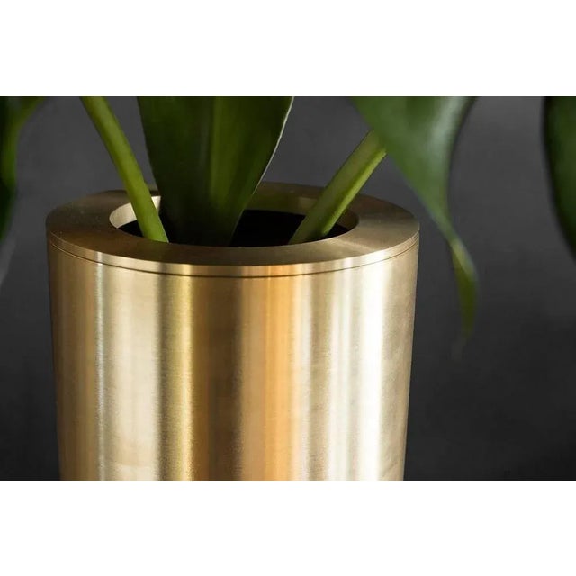 Cofete brass vase by Jan Garncarek Dimensions: 37 x 18 x 18 cm Material: Brass Handcrafted by Jan Garncarek. Signed This...