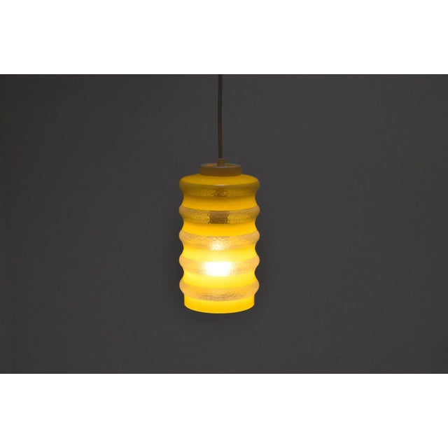 Mid-Century Modern Mid-Century Glass Pendant Lamp, 1960s For Sale - Image 3 of 8