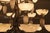 Art Deco Chandelier with Alabaster Bowls and Illuminated Cones, 1990s For Sale - Image 9 of 18