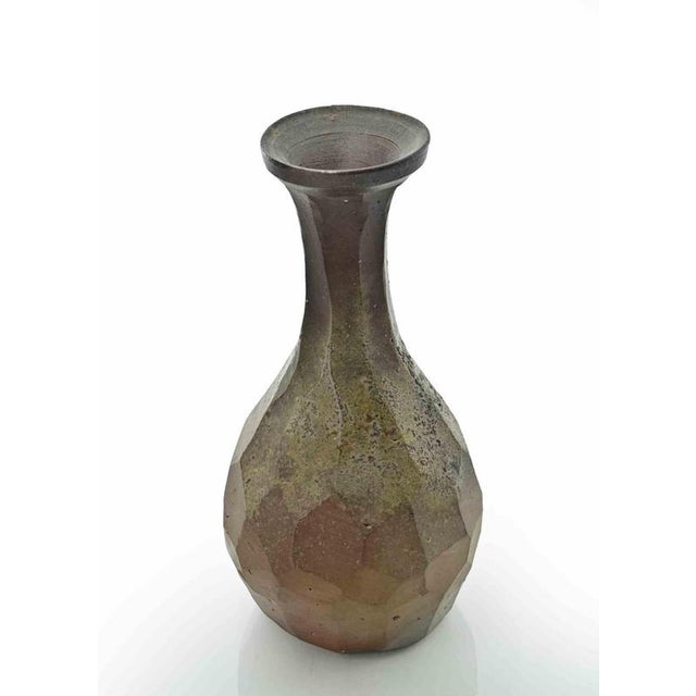 Vintage Ceramic Sake Server Attributed to Nobuhito Nakaoka Tokkuri. Excellent condition.