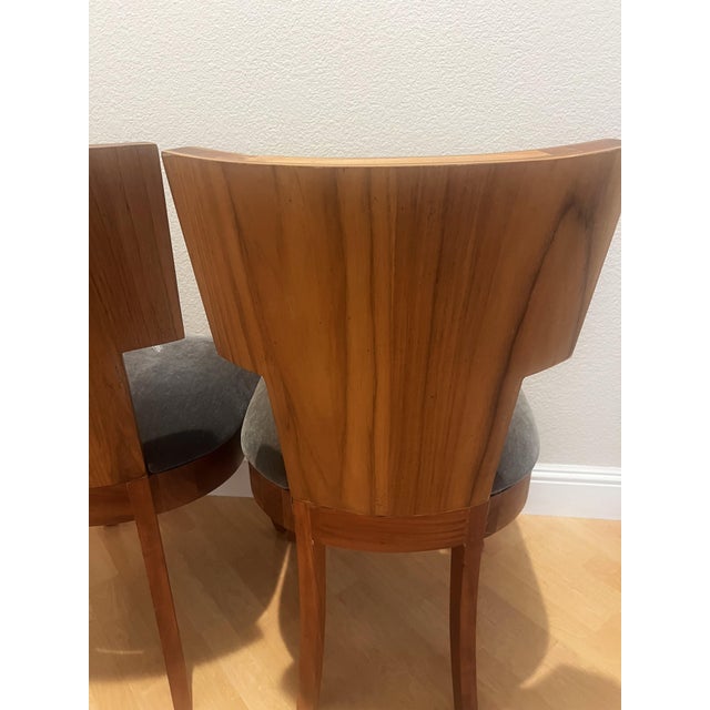 Early 20th Century Unique Style Side Chairs- Pair For Sale - Image 5 of 9