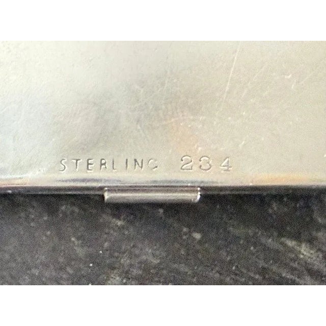 Antique Sterling Silver Vesta Case, Art Nouveau Design, France, 1900s For Sale In Los Angeles - Image 6 of 8