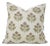 Fabdivine Linen Blend Block Print Pillow Cover – Chahat Design 20x20 Decorative Throw Cushion For Sale