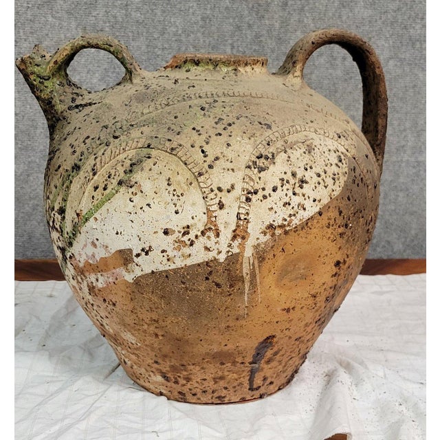 Traditional Berber Terracotta Pottery Vase For Sale - Image 4 of 9