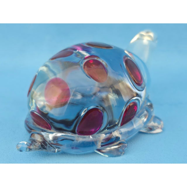 20th Century Murano Glass Turtle Sculpture attributed to Vincenzo Nason, 1960s For Sale - Image 14 of 18