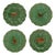 Bordallo Pinheiro Woods Assorted Snack Plates, Set of 4 For Sale
