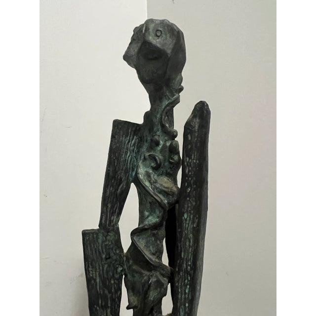 1962, Robert Thomas (1924-1987), Midcentury Bronze Sculpture, “Herm” For Sale In Portland, ME - Image 6 of 8