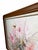 Wood Vintage Signed Pastel Floral & Butterfly Oil Painting in Wood Frame For Sale - Image 7 of 13