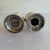 1960s Danish Mid Century Sterling Silver Egg Shaped Salt Pepper Shakers - a Pair For Sale - Image 4 of 6