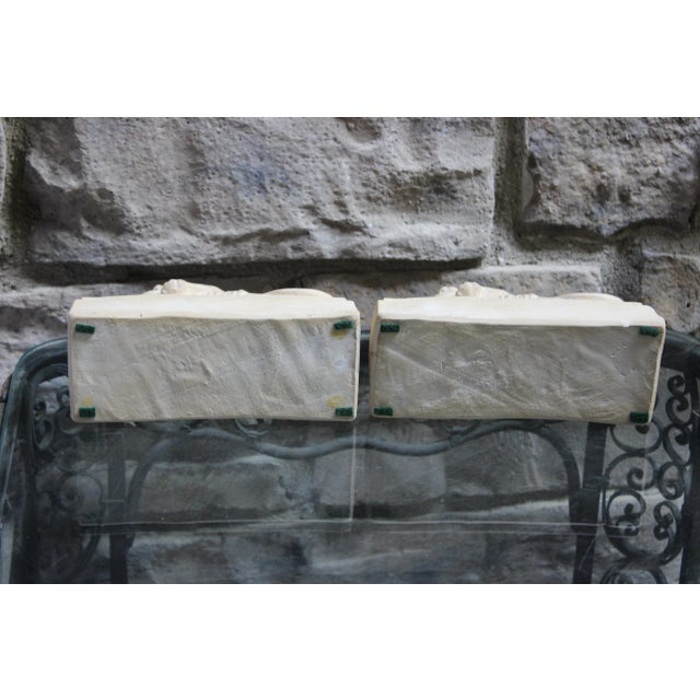 Sleeping Lion Monument Statuary Statues - Set of 2 For Sale - Image 12 of 13